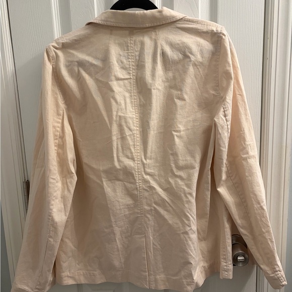 J. Crew Blazer Linen-Cotton Blend Size 12 NWT - Picture 9 of 10